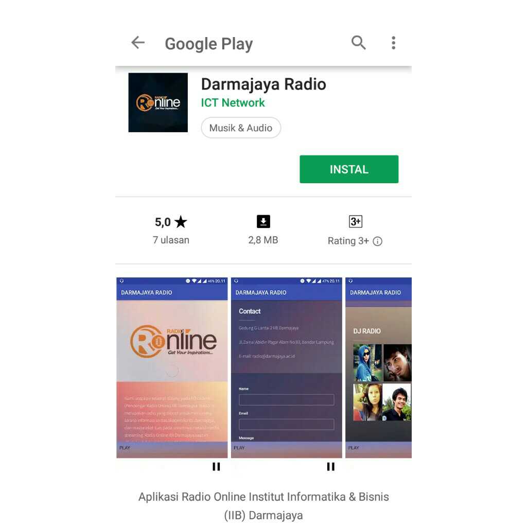 Yuk Install Darmajaya Radio Via Play Store ! Yuk Install Darmajaya Radio Via Play Store !