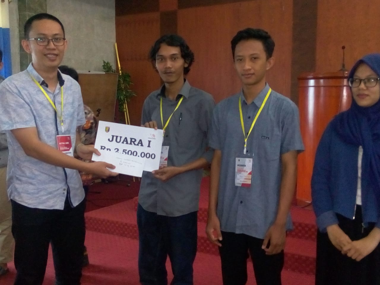 Mahasiswa IIB Darmajaya Sabet Juara 1 dan 2 Web Technology Selekda ASC XIII 2019 Mahasiswa IIB Darmajaya Sabet Juara 1 dan 2 Web Technology Selekda ASC XIII 2019