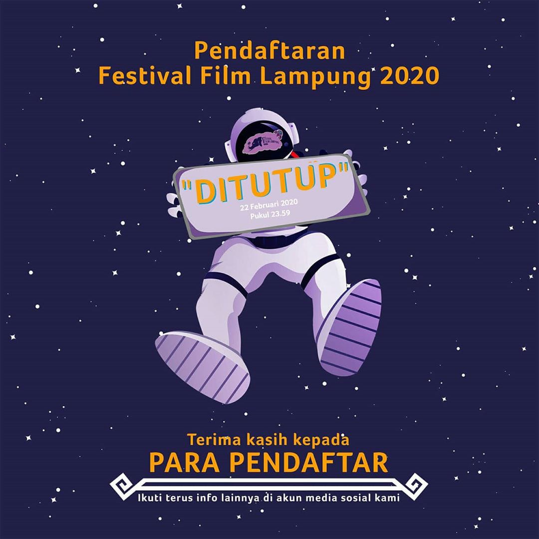 Pendaftaran FFL 2020 Ditutup, 184 Karya Film Terbaik Dinilai Juri Pendaftaran FFL 2020 Ditutup, 184 Karya Film Terbaik Dinilai Juri