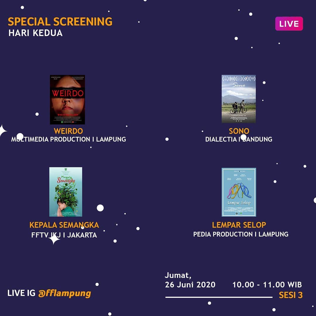 Karya Sineas Muda Indonesia, 40 Film Bersaing di FFL 2020 Karya Sineas Muda Indonesia, 40 Film Bersaing di FFL 2020