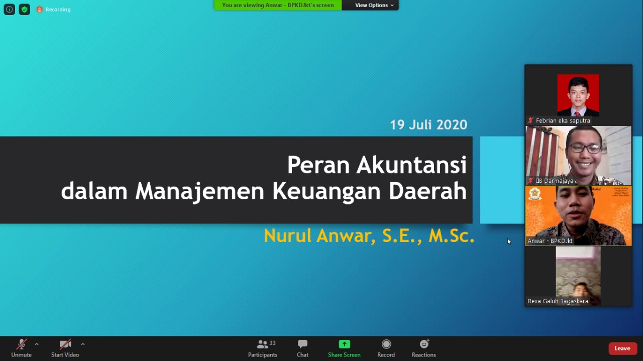 IIB Darmajaya Gelar Kuliah Praktisi untuk Mahasiswa Prodi Akuntansi IIB Darmajaya Gelar Kuliah Praktisi untuk Mahasiswa Prodi Akuntansi
