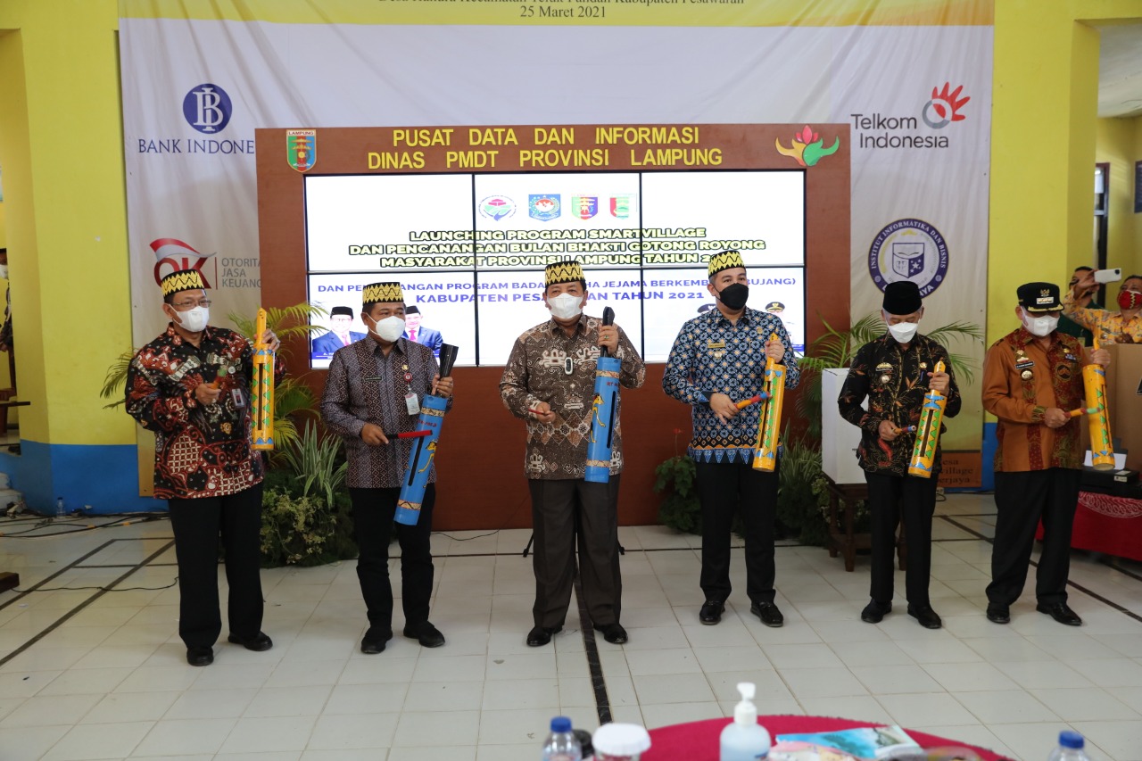 Smart Village Pemprov Lampung – IIB Darmajaya Dilaunching, Kemendagri dan Kemendes Memuji Smart Village Pemprov Lampung – IIB Darmajaya Dilaunching, Kemendagri dan Kemendes Memuji