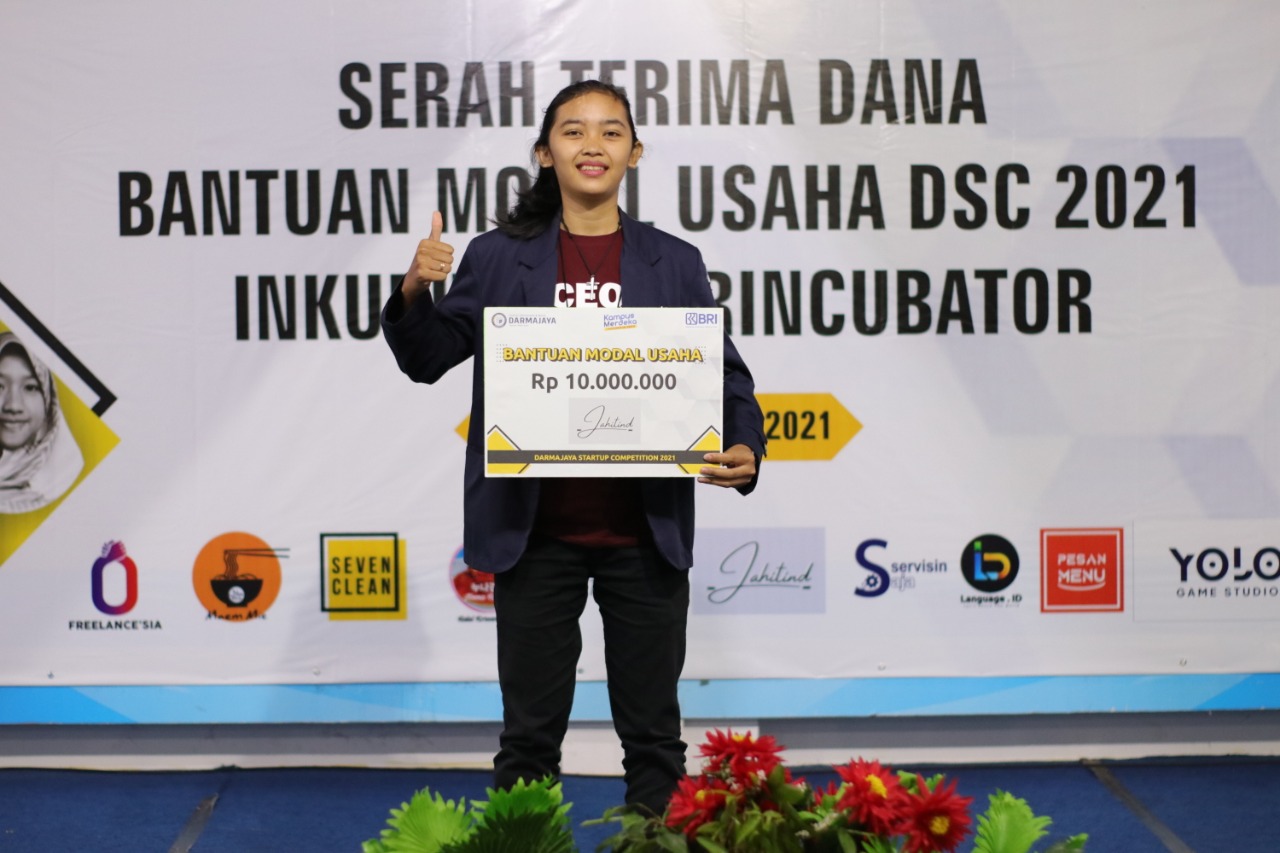 Satu-satunya di Lampung, Startup Mahasiswi Darmajaya ini Lolos Tahap 1 ASMI 2021 Satu-satunya di Lampung, Startup Mahasiswi Darmajaya ini Lolos Tahap 1 ASMI 2021