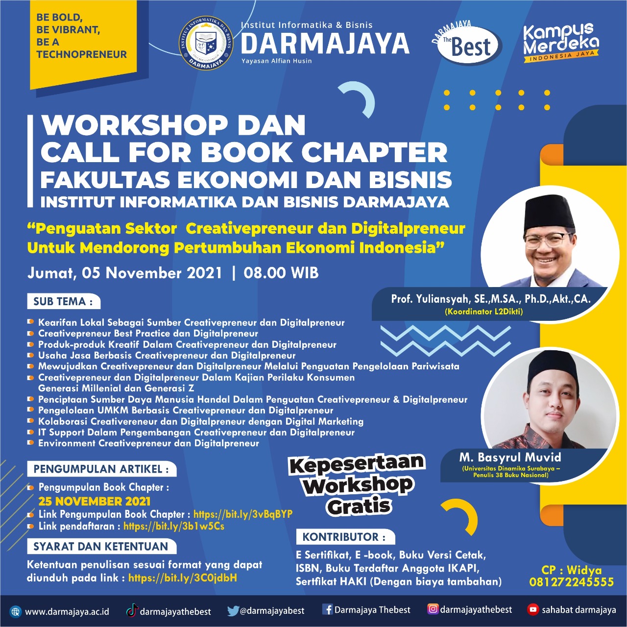 Workshop dan Call for Book Chapter Workshop dan Call for Book Chapter