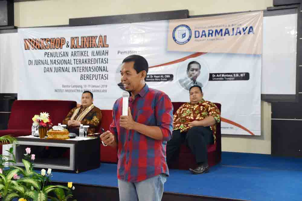 Workshop dan Klinikal Darmajaya, Kiat Tembus Jurnal Nasional dan Internasional Workshop dan Klinikal Darmajaya, Kiat Tembus Jurnal Nasional dan Internasional