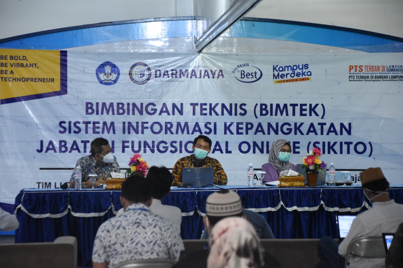 Tingkatkan Jenjang Akademik, Ratusan Dosen Darmajaya Ikuti Bimtek Sikito Tingkatkan Jenjang Akademik, Ratusan Dosen Darmajaya Ikuti Bimtek Sikito