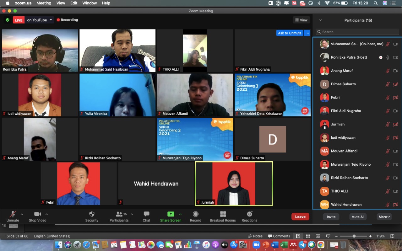 Keren, Dosen Darmajaya Menjadi Pemateri Pelatihan Online TIK Berbasis SKKNI BPPTIK Kemenkominfo Keren, Dosen Darmajaya Menjadi Pemateri Pelatihan Online TIK Berbasis SKKNI BPPTIK Kemenkominfo