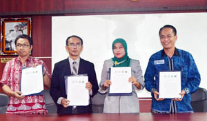 PERKUAT PROGRAM INTERNASIONAL, 4 PTS LAMPUNG BENTUK KONSORSIUM PERKUAT PROGRAM INTERNASIONAL, 4 PTS LAMPUNG BENTUK KONSORSIUM
