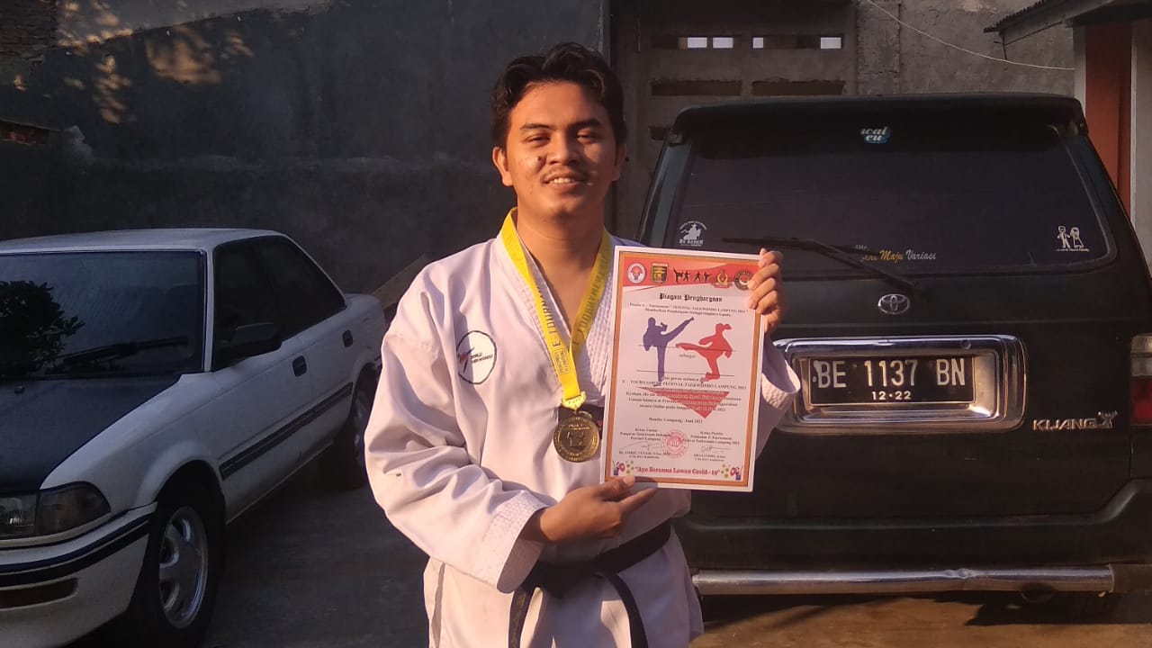 Mahasiswa PTS Terbaik se Sumbagsel dan Hafiz Quran ini Juara E-Tournament Festival Taekwondo Lampung 2021 Mahasiswa PTS Terbaik se Sumbagsel dan Hafiz Quran ini Juara E-Tournament Festival Taekwondo Lampung 2021