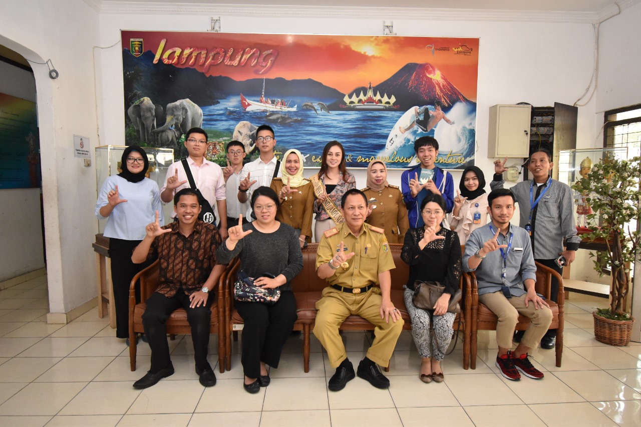 Kenalkan Budaya dan Wisata Lampung, NTVU – Darmajaya Kunjungi Dinas Pariwisata Kenalkan Budaya dan Wisata Lampung, NTVU – Darmajaya Kunjungi Dinas Pariwisata
