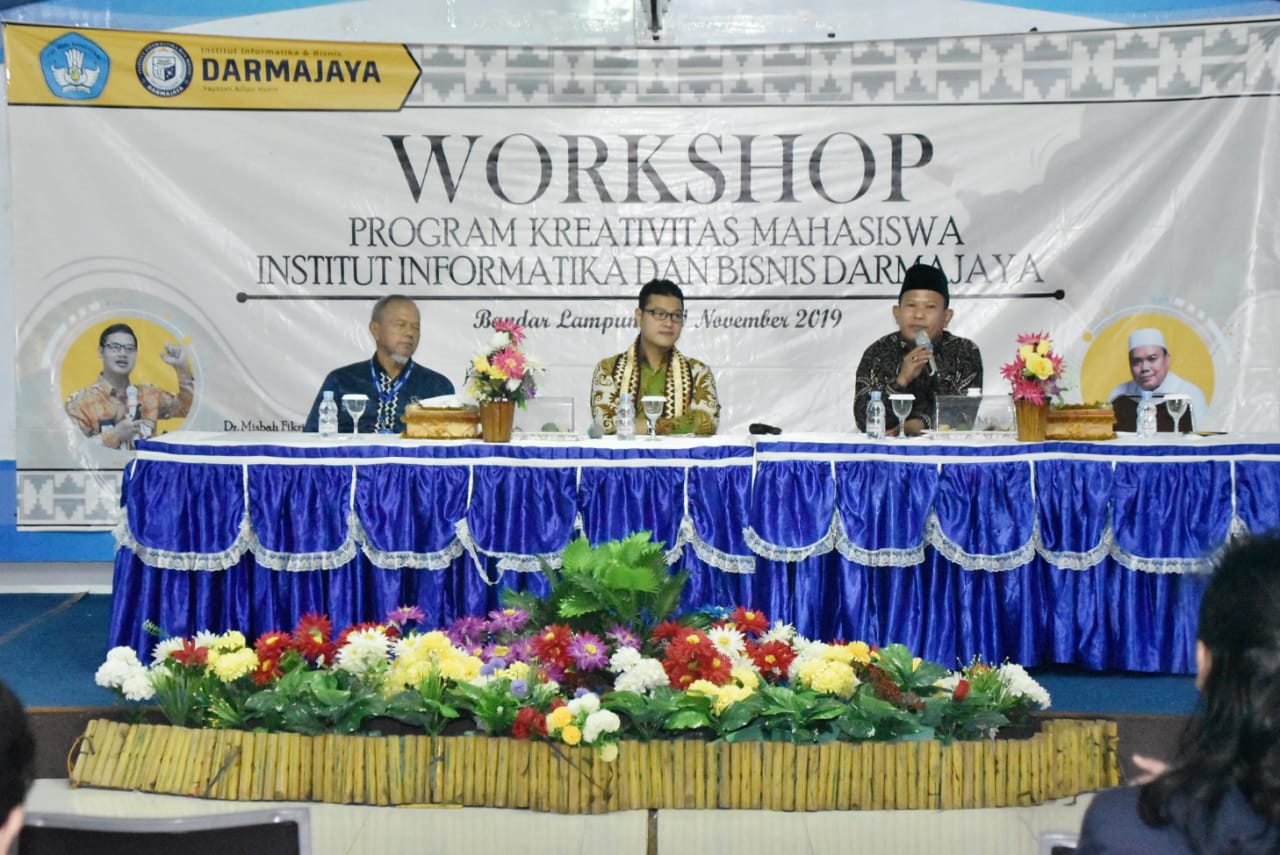 Tingkatkan Kreativitas dan Inovasi, IIB Darmajaya Gelar Workshop PKM Tingkatkan Kreativitas dan Inovasi, IIB Darmajaya Gelar Workshop PKM