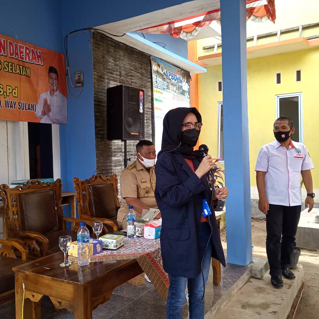 Kolaborasi dengan Anggota DPRD Lampung Selatan, Mahasiswi Darmajaya Ini Lakukan Penyuluhan Cegah Covid-19 Kolaborasi dengan Anggota DPRD Lampung Selatan, Mahasiswi Darmajaya Ini Lakukan Penyuluhan Cegah Covid-19