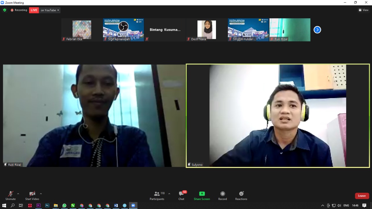 PKPM Mandiri, Mahasiswa Harus Edukasi Masyarakat Melek Teknologi Digital PKPM Mandiri, Mahasiswa Harus Edukasi Masyarakat Melek Teknologi Digital