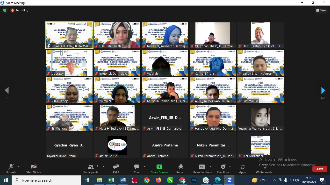 Kampus Technopreneur, IIB Darmajaya Gelar FGD bersama Pengusaha Nasional Kampus Technopreneur, IIB Darmajaya Gelar FGD bersama Pengusaha Nasional