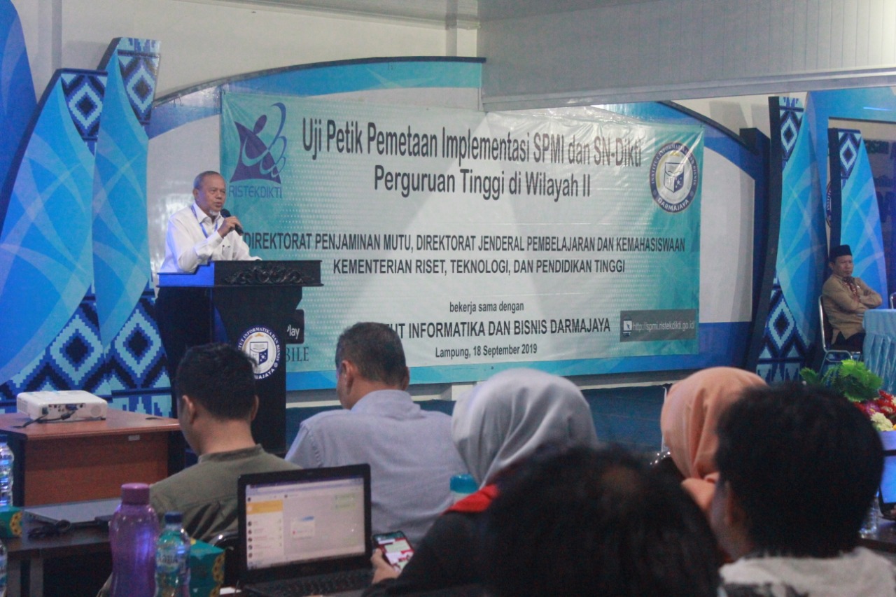 Uji Petik Pemetaan Implementasi SPMI dan SN-Dikti Perguruan Tinggi Wilayah II Uji Petik Pemetaan Implementasi SPMI dan SN-Dikti Perguruan Tinggi Wilayah II