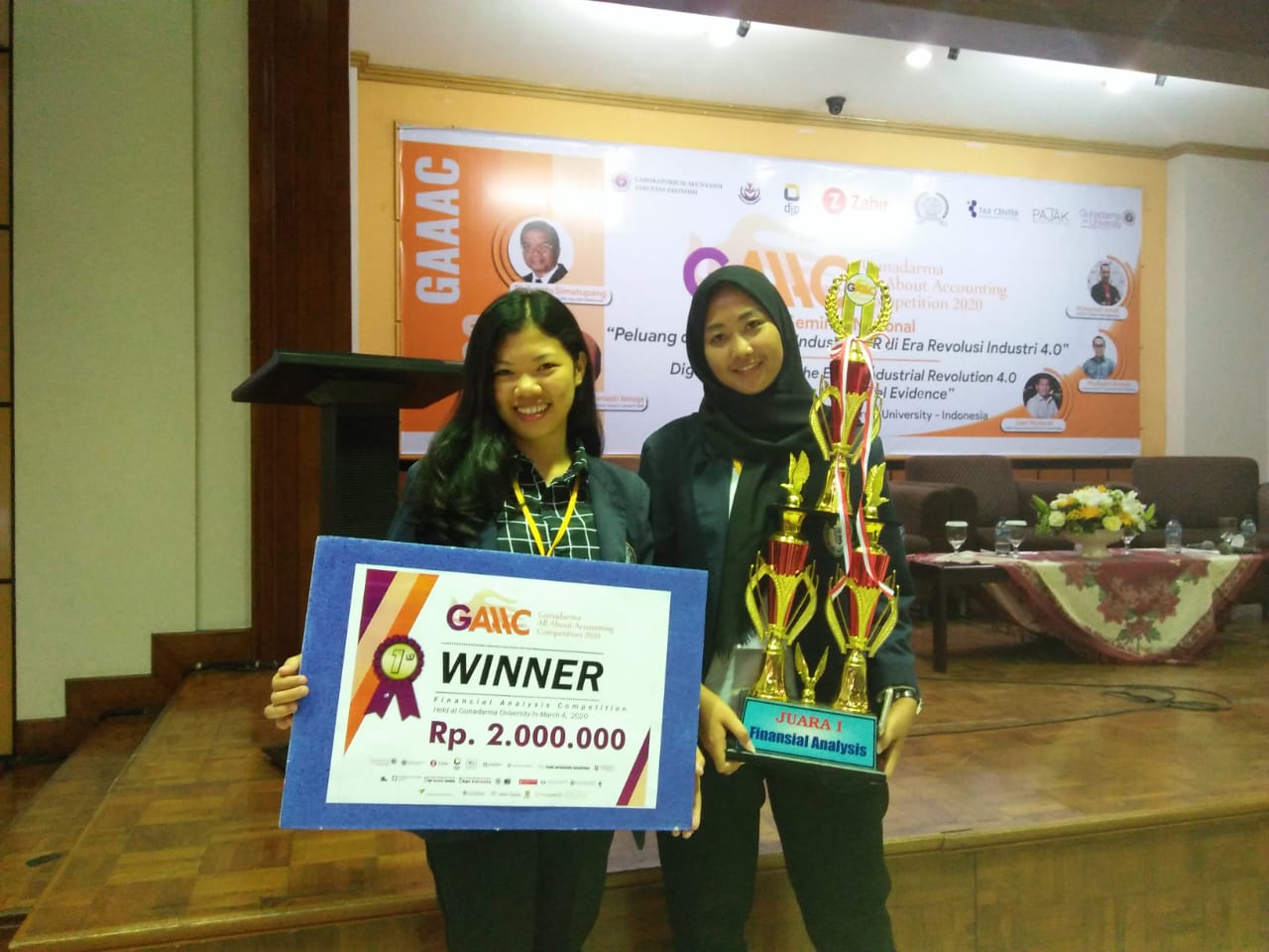 Kalahkan Perguruan Tinggi Ternama, Mahasiswi Akuntansi IIB Darmajaya Juara GAAC 2020 Kalahkan Perguruan Tinggi Ternama, Mahasiswi Akuntansi IIB Darmajaya Juara GAAC 2020