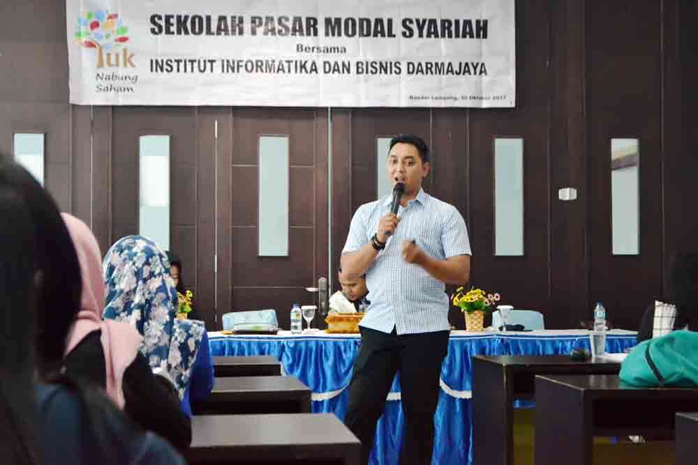 Sekolah Pasar Modal Syariah Darmajaya, Saham Itu Bukan Judi Sekolah Pasar Modal Syariah Darmajaya, Saham Itu Bukan Judi