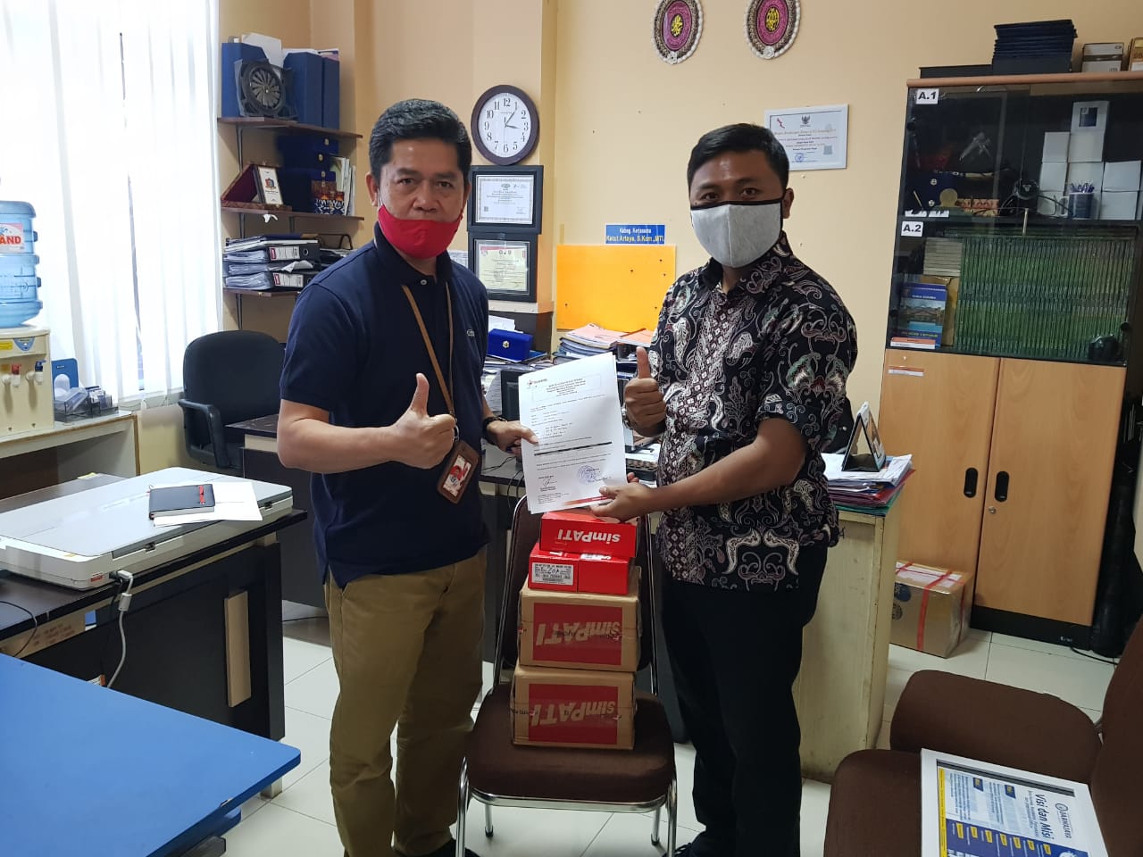 IIB Darmajaya Terima Ribuan Paket Perdana Kuota untuk PMBJJ IIB Darmajaya Terima Ribuan Paket Perdana Kuota untuk PMBJJ