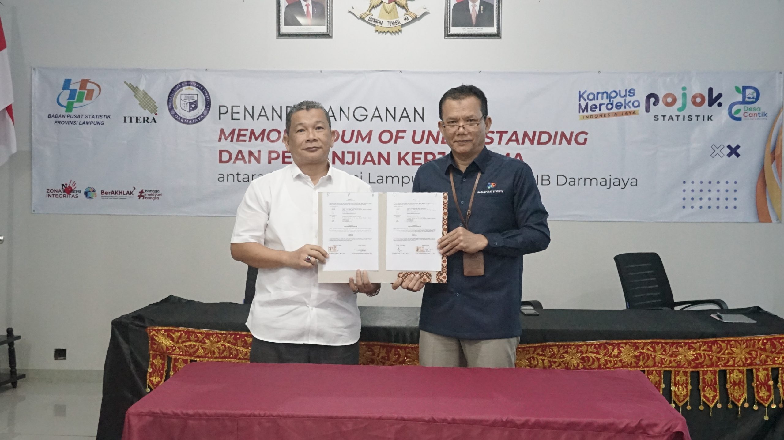 Jalin MoU dan PKS dengan BPS Provinsi Lampung, IIB Darmajaya akan Ada Pojok Statistik Jalin MoU dan PKS dengan BPS Provinsi Lampung, IIB Darmajaya akan Ada Pojok Statistik