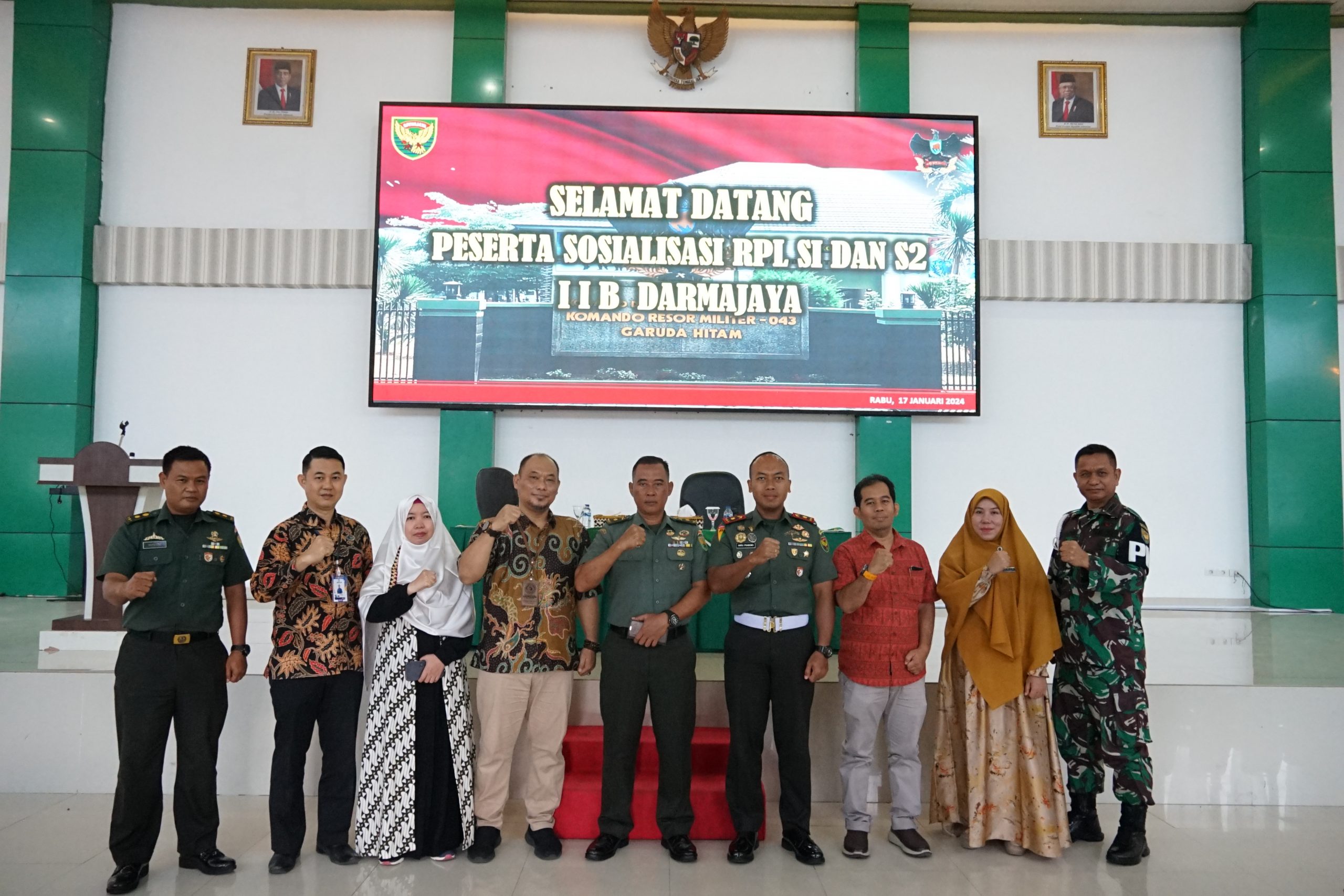 Kesiapan Prajurit dan Pegawai Makorem 043/Gatam untuk Penguasaan Teknologi Informasi, IIB Darmajaya Gelar Sosialisasi Kesiapan Prajurit dan Pegawai Makorem 043/Gatam untuk Penguasaan Teknologi Informasi, IIB Darmajaya Gelar Sosialisasi