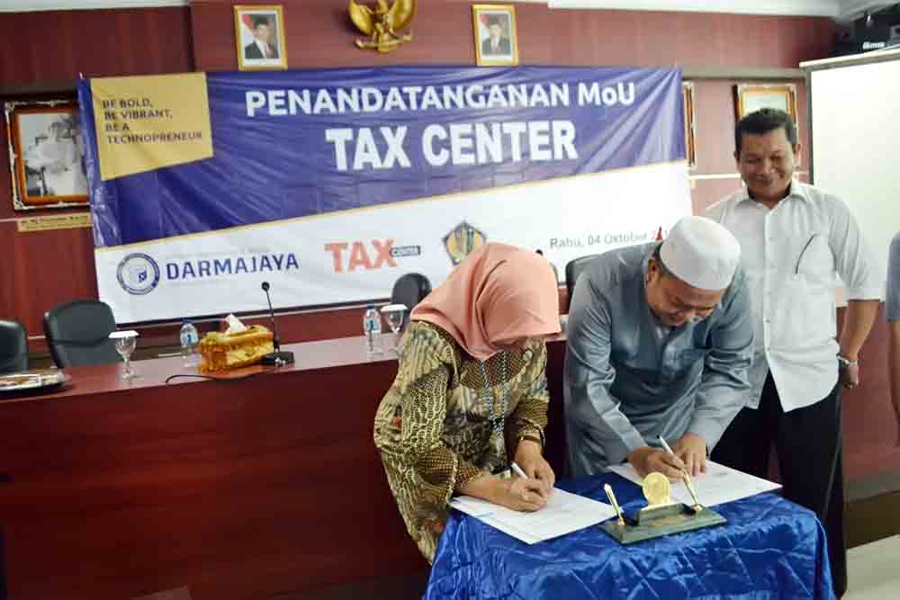 IIB Darmajaya-Kanwil Dirjend Pajak Bengkulu Lampung Tandatangani MoU Tax Center IIB Darmajaya-Kanwil Dirjend Pajak Bengkulu Lampung Tandatangani MoU Tax Center