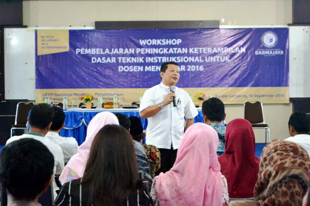 Tingkatkan Kompetensi Dosen, Darmajaya Gelar Workshop Pembelajaran Tingkatkan Kompetensi Dosen, Darmajaya Gelar Workshop Pembelajaran