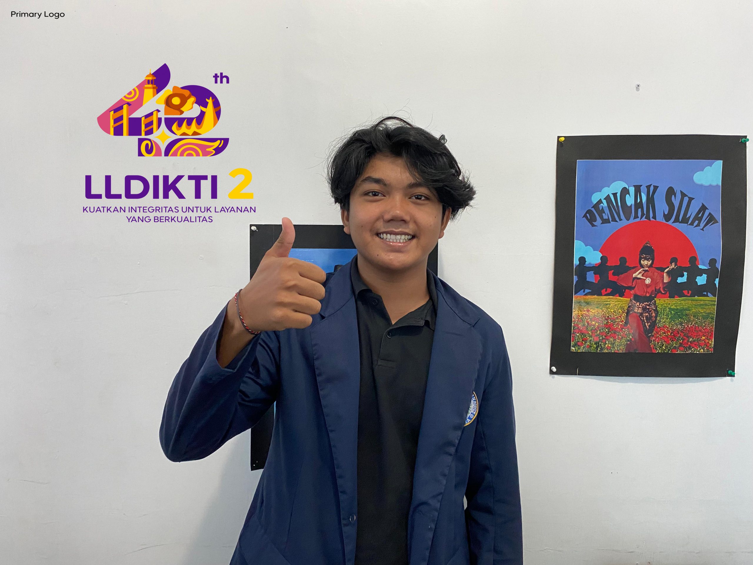 Logo HUT ke 42 LLDikti Wilayah II ini Buah Karya Mahasiswa Prodi DKV Darmajaya Logo HUT ke 42 LLDikti Wilayah II ini Buah Karya Mahasiswa Prodi DKV Darmajaya