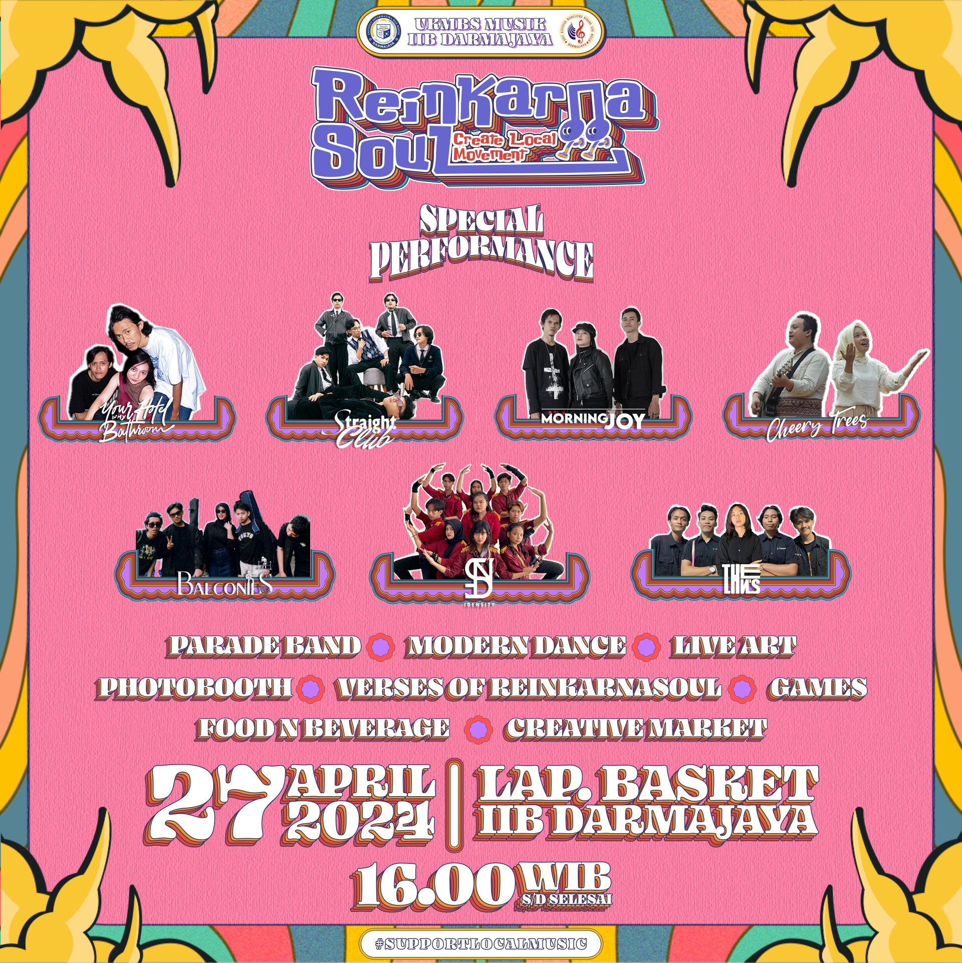 UKMBS Musik Darmajaya Gelar Reinkarnasoul VIII, Enam Band ini akan Hibur Pecinta Musik UKMBS Musik Darmajaya Gelar Reinkarnasoul VIII, Enam Band ini akan Hibur Pecinta Musik