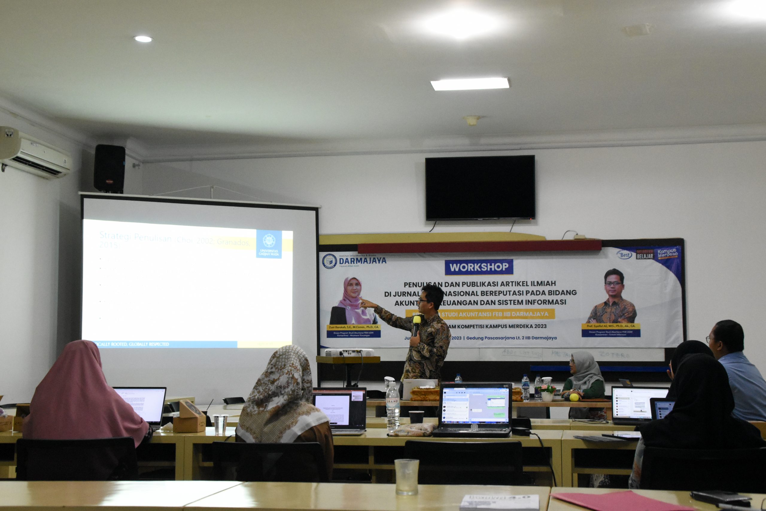 Tingkatkan Scopus, Prodi Akuntansi IIB Darmajaya Gelar Workshop Penulisan dan Publikasi Artikel Ilmiah Tingkatkan Scopus, Prodi Akuntansi IIB Darmajaya Gelar Workshop Penulisan dan Publikasi Artikel Ilmiah