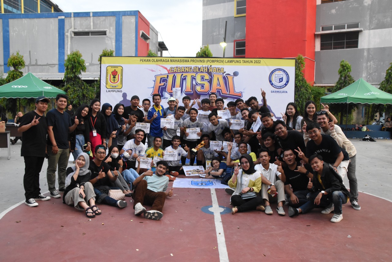 Kampus The Best IIB Darmajaya Juara Futsal Pomprov 2022 Kampus The Best IIB Darmajaya Juara Futsal Pomprov 2022