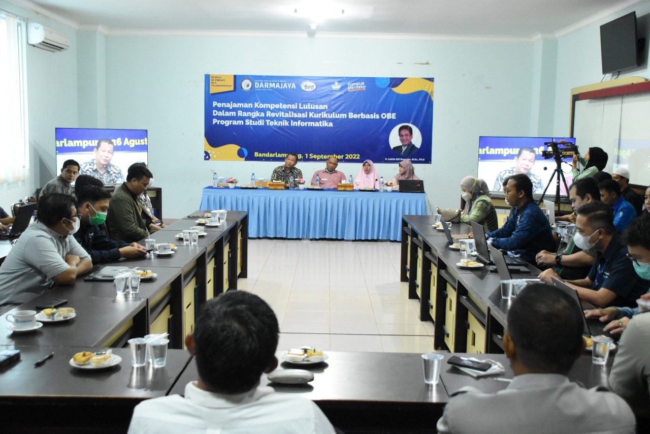 Revitalisasi Kurikulum Berbasis OBE, Prodi Teknik Informatika IIB Darmajaya Gelar FGD Bersama Stakeholder Revitalisasi Kurikulum Berbasis OBE, Prodi Teknik Informatika IIB Darmajaya Gelar FGD Bersama Stakeholder