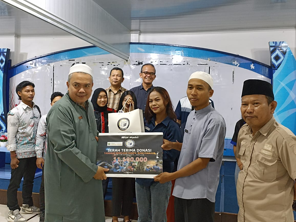 Orkem Kampus The Best–Lazis IIB Darmajaya Serahkan Dana Bantuan Gempa Cianjur Melalui DT Peduli Orkem Kampus The Best–Lazis IIB Darmajaya Serahkan Dana Bantuan Gempa Cianjur Melalui DT Peduli