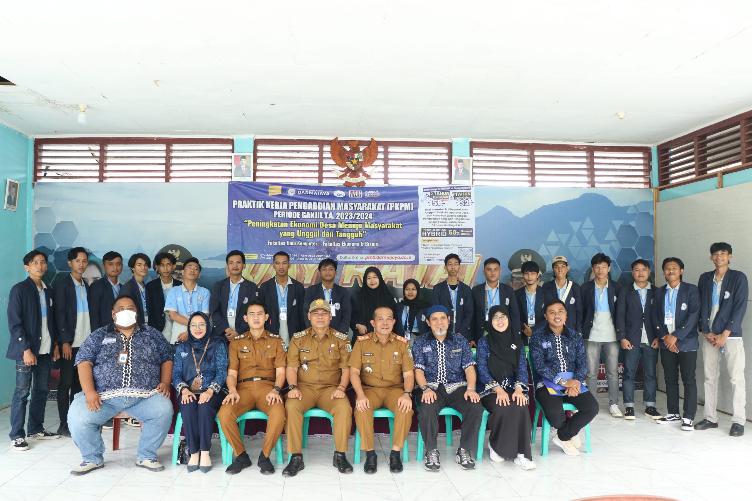 Mahasiswa Darmajaya Bangun 8 Desa ini Selama Sebulan Mahasiswa Darmajaya Bangun 8 Desa ini Selama Sebulan