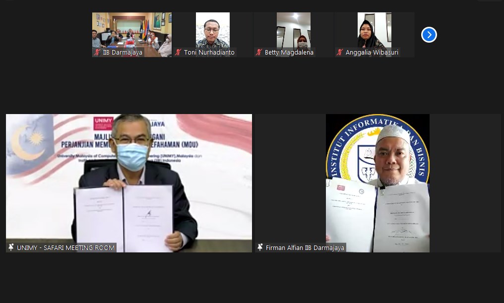 Jalin Kerja Sama, IIB Darmajaya Teken MoU dengan UNIMY Malaysia Jalin Kerja Sama, IIB Darmajaya Teken MoU dengan UNIMY Malaysia