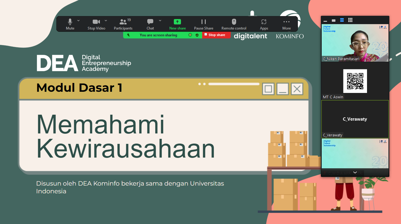 Tingkatkan Keilmuan, Dosen Prodi Bisnis Digital Darmajaya Ikuti Training of Trainer DTS DEA Kemenkominfo RI 2024 Tingkatkan Keilmuan, Dosen Prodi Bisnis Digital Darmajaya Ikuti Training of Trainer DTS DEA Kemenkominfo RI 2024