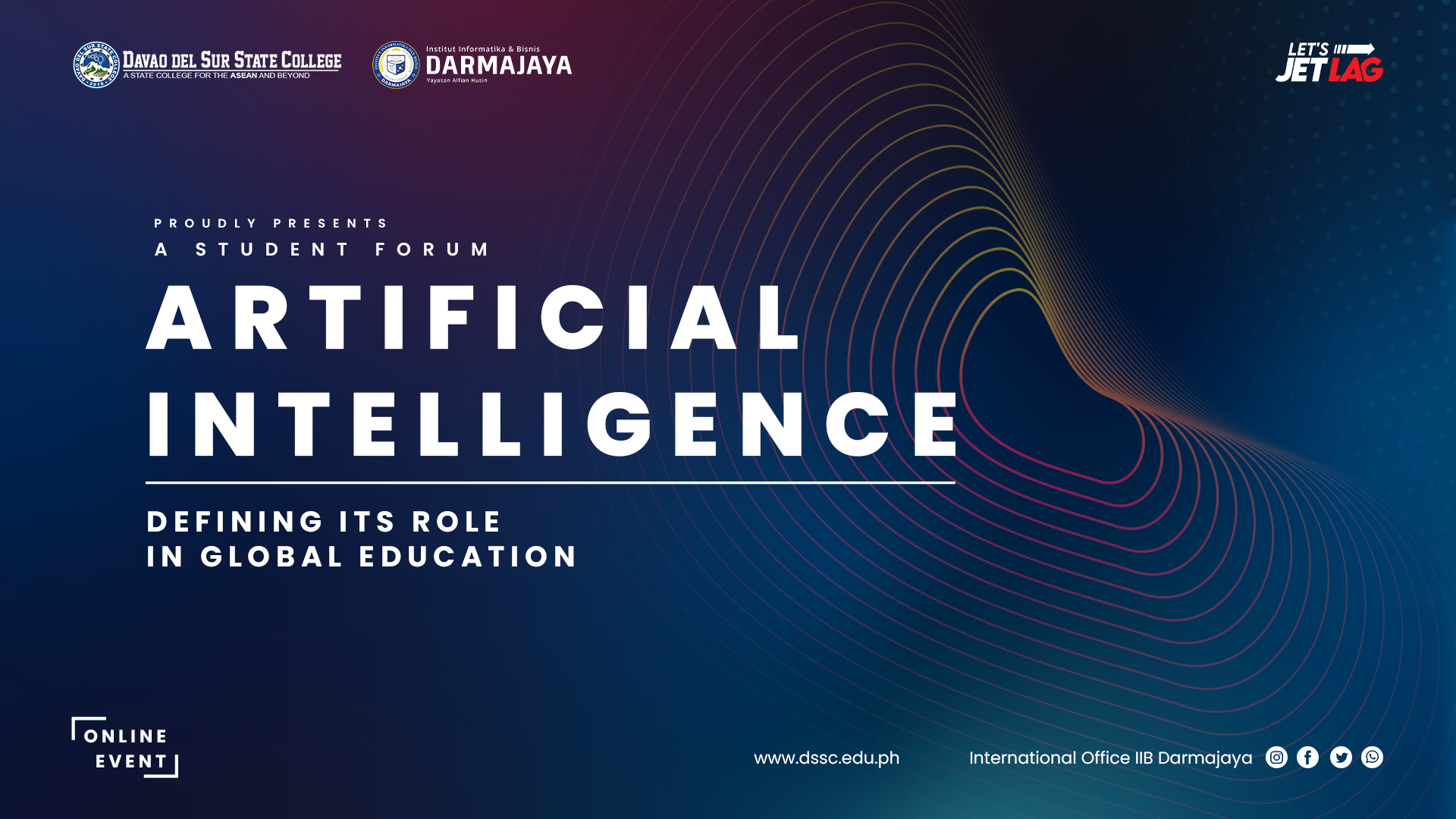 Siang Ini, Mahasiswa IIB Darmajaya – DSSC Philipines Gelar Student Forum Bahas AI Siang Ini, Mahasiswa IIB Darmajaya – DSSC Philipines Gelar Student Forum Bahas AI