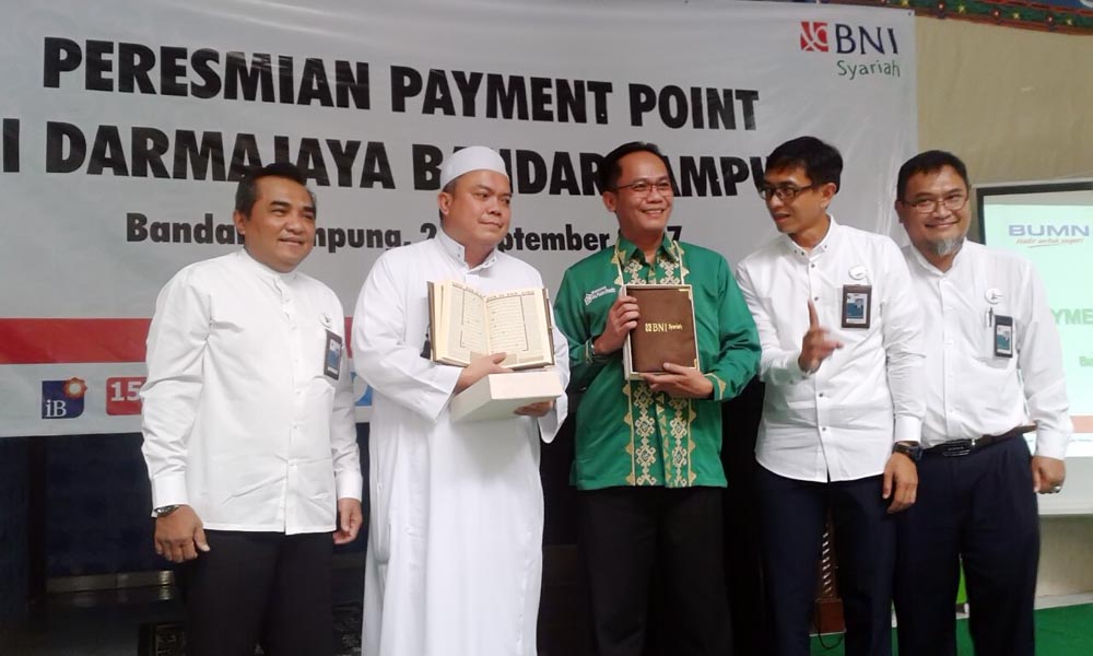 Mahasiswa Darmajaya Bisa Bayar SPP di PPOB BNI Syariah Mahasiswa Darmajaya Bisa Bayar SPP di PPOB BNI Syariah