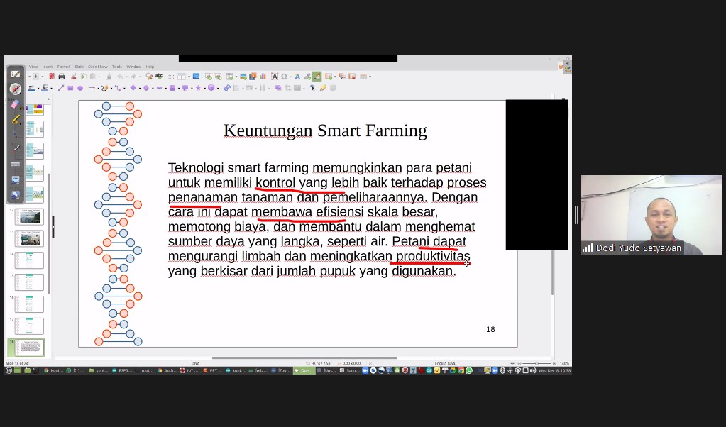Kenalkan IoT dan Smart Farming, Dosen Sistem Komputer ini Isi Kuliah MBKM di Universitas Islam Blitar Kenalkan IoT dan Smart Farming, Dosen Sistem Komputer ini Isi Kuliah MBKM di Universitas Islam Blitar