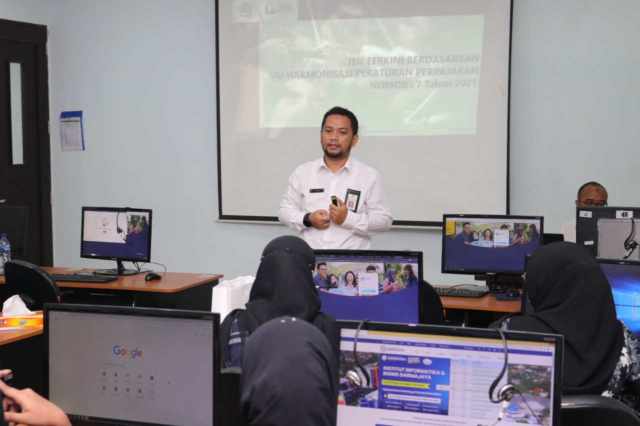 Relawan Pajak IIB Darmajaya Terima Pelatihan dari DJP Bengkulu-Lampung Relawan Pajak IIB Darmajaya Terima Pelatihan dari DJP Bengkulu-Lampung