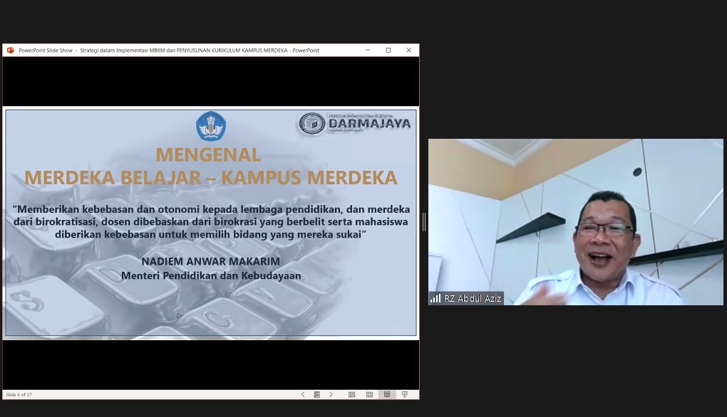 Wakil Rektor 1 IIB Darmajaya Jadi Pembicara Workshop Kurikulum Kampus Merdeka di STMIK Indragiri Wakil Rektor 1 IIB Darmajaya Jadi Pembicara Workshop Kurikulum Kampus Merdeka di STMIK Indragiri