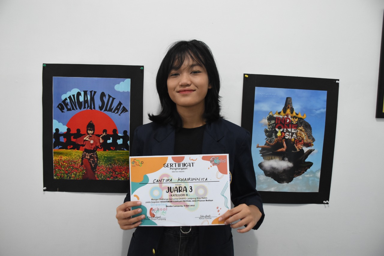 Mahasiswa DKV IIB Darmajaya ini Juara Lomba Komik Ohayo Drawing School Mahasiswa DKV IIB Darmajaya ini Juara Lomba Komik Ohayo Drawing School