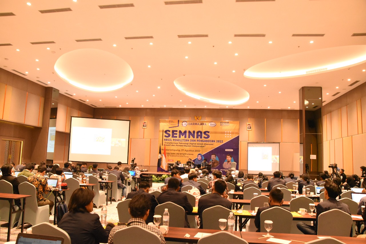 IIB Darmajaya Gelar Semnas Hasil Penelitian dan Pengabdian Masyarakat 2022 IIB Darmajaya Gelar Semnas Hasil Penelitian dan Pengabdian Masyarakat 2022