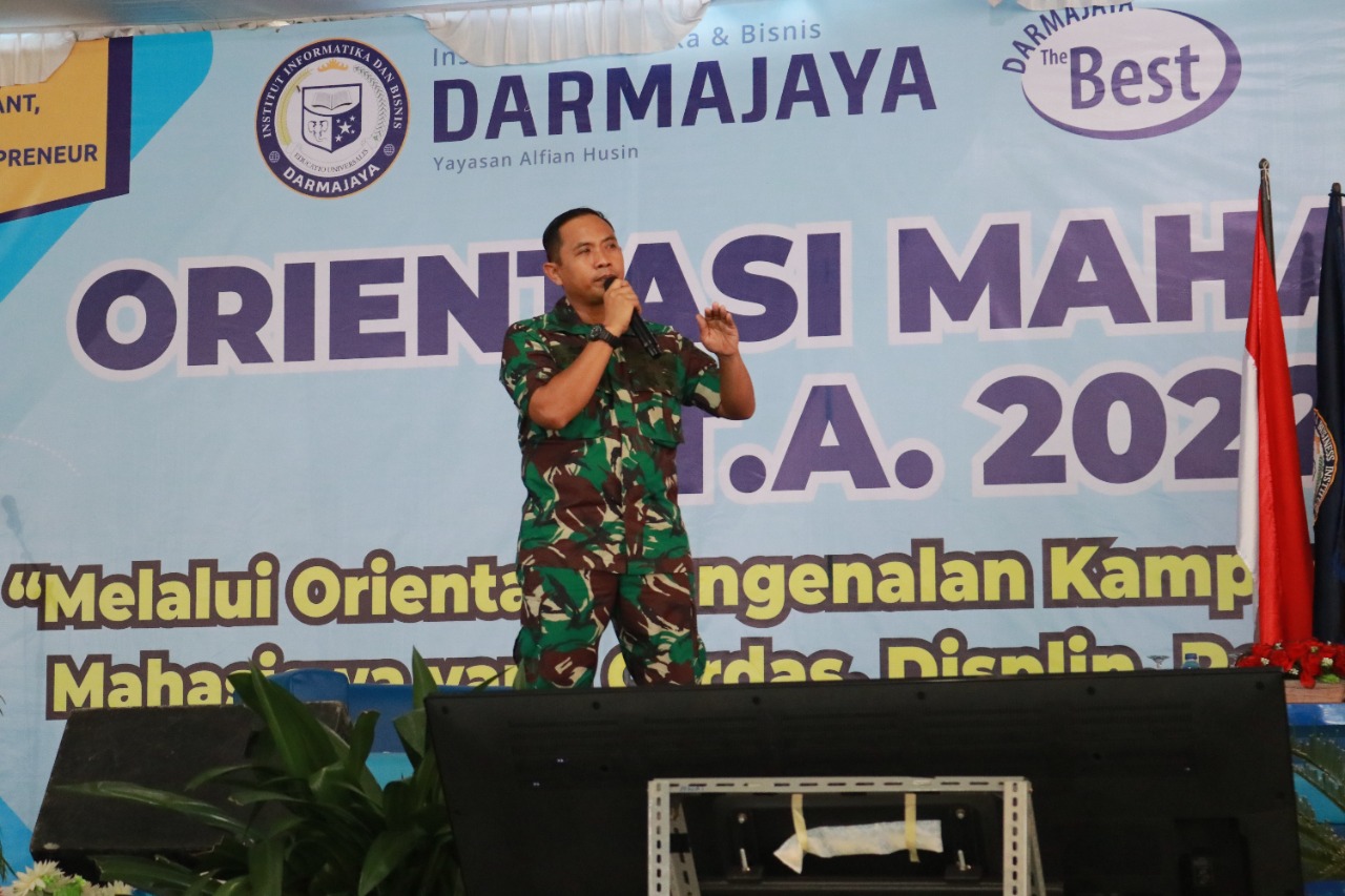 Ories 2022 IIB Darmajaya : Peserta Terima Materi Wawasan Kebangsaan dari Brigif 4 Marinir Piabung, Pesawaran Ories 2022 IIB Darmajaya : Peserta Terima Materi Wawasan Kebangsaan dari Brigif 4 Marinir Piabung, Pesawaran