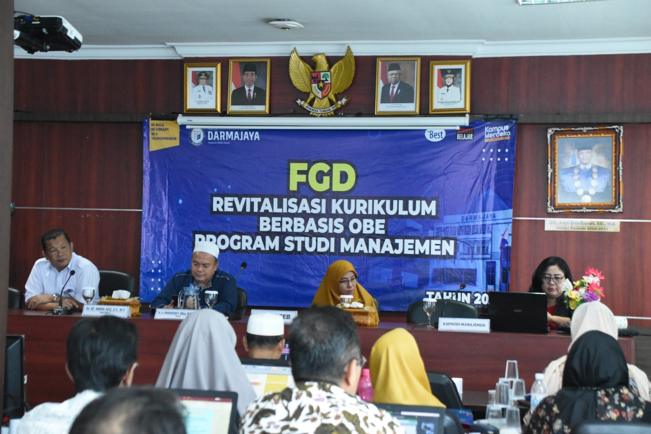 Prodi Manajemen IIB Darmajaya Gelar FGD Revitalisasi Kurikulum OBE bersama Stakeholder Prodi Manajemen IIB Darmajaya Gelar FGD Revitalisasi Kurikulum OBE bersama Stakeholder