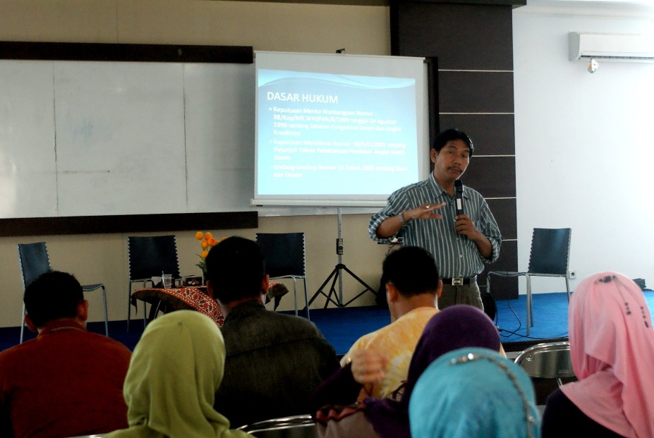 Tingkatkan Kualitas Dosen, DJ Gelar Training Inpasing Tingkatkan Kualitas Dosen, DJ Gelar Training Inpasing